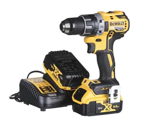 DeWalt DCD791P2 / Aku Kompaktní vrtačka šroubovák s bezuhlíkovým motorem / 18V XR Li-Ion / 2x 5.0Ah