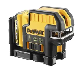 DeWalt DCE0825D1G-QW / Křížový laser s červeným paprskem / 10.8V / 2.0Ah / kufr