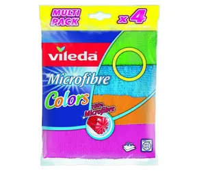 Vileda Microfibre Colors design MultiPack - hadřík z mikrovláken 4ks