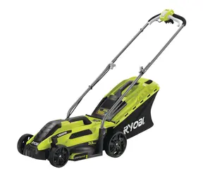 Ryobi RLM13E33S / Elektrická sekačka na trávu / 1300W / šířka záběru: 33cm / koš: 35 L / mulčování