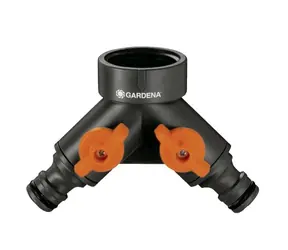 Gardena 00940-20 2cestný hadicový ventil pro kohouty s závitem 33.3 mm (G 1")