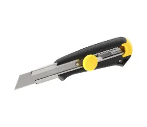 Stanley 0-10-418 / Nůž výsuvný s ulamovací čepelí 18mm / aretace hrotu / plastový