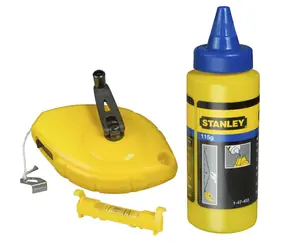 Stanley 0-47-443 / Lajnovací šňůra 30m + barva a závěsná vodováha