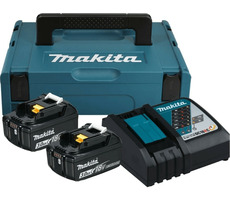 Makita 197952-5 Nabíjecí sada - 2x Baterie BL1830B | Nabíječka DC18RC | Systainer