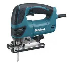 Makita 4350FCTJ / Přímočará pila s regulací a předkyvem / Zdvih 26 mm / 720 W / až 2.800 zdvihů min-1 / LED osvětlení