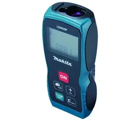 Makita LD050P / Laserový měřič vzdálenosti / Class 2 / až 50m / Napájení 2x baterie AAA