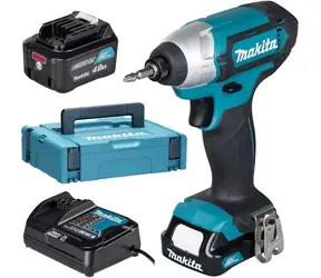 Makita TD110DSMJ / Aku Rázový šroubovák / 10.8V / 2x4.0Ah / 2600 ot-min / 3500 příklepů-min / 110 Nm