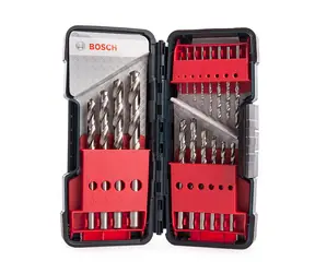 BOSCH 2607019578 / Sada vrtáků do kovu / HSS-G / 1-10 mm / 18 ks