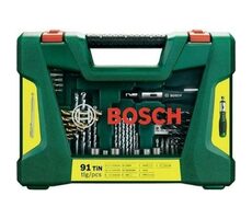 BOSCH 2607017311 / Sada šroubovacích bitů a vrtáků s ráčnou a mag. Teleskopem (91 ks)