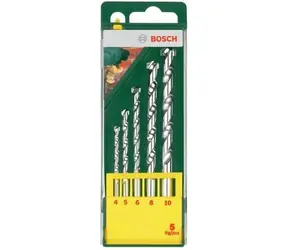 BOSCH 2607019438 / Sada vrtáků do zdiva / HM / 4-10 mm / 5 ks