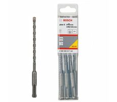 BOSCH 2608585617 / Sada příklepových vrtáků SDS-plus-5 / Rozměry 6 x 100 x 165 mm / 2 břity / 10 ks