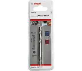 BOSCH 2608594254 / Středící vrták Plus / HSS-G / Rozměry 7.15 x 85 mm / Upínací šestihran 6.3 mm (1|4")