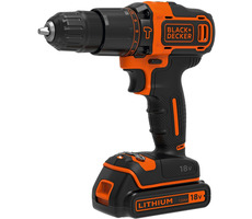 Black&Decker BDCHD18KB / Aku Příklepová vrtačka / 18V / 2x1.5Ah / 1400 ot-min / 21000 příklepů-min / 40 Nm