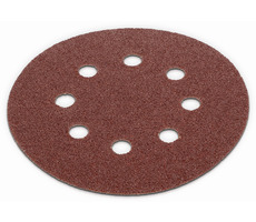 KREATOR KRT230507 / Brusný papír na dřevo a kov / Zrnitost 120 / Průměr 125 mm / 5 ks