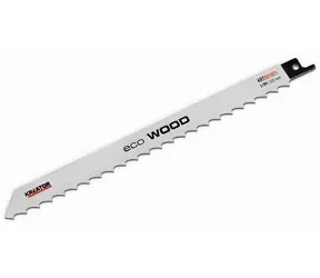 KREATOR KRT031001 / Pilový plátek pro ocasovou pilu na dřevo / Délka čepele 225 mm / 3 TPI / 2 ks