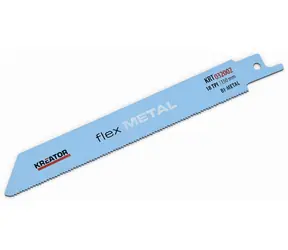 KREATOR KRT032002 / Pilový plátek pro ocasovou pilu na kov / BIM / Délka čepele 150 mm / 18 TPI / 2 ks