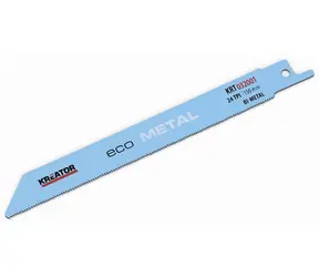 KREATOR KRT032001 / Pilový plátek pro ocasovou pilu na kov / BIM / Délka čepele 150 mm / 24 TPI / 2 ks