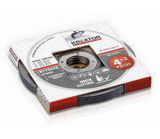 KREATOR KRT070410 / Řezací kotouč na kov / Průměr 115 x 22 mm / Šířka řezu 1.0 mm / 6 ks