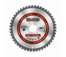KREATOR KRT020503 / Pilový kotouč univerzální / Průměr 185 x 30 mm / Šířka řezu 2.2 mm / Počet zubů 48 
