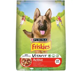 PURINA Friskies Active 10 kg / Granule / pro psy
