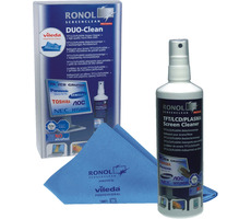 RONOL Čistič TFT|LCD Duo Clean 250ml + utěrka Vileda z mikrovlákna