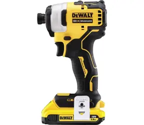 DeWalt DCF809D2T / Aku rázový utahovák / 18V / 2.0 Ah / 3.200 ot-min / Upínací šestihran 1|4" / 200 Nm