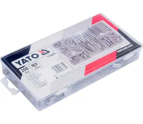 YATO Sada tažných a tlačných pružin (200 ks) / Velikost 7x12.5 - 7x19 mm