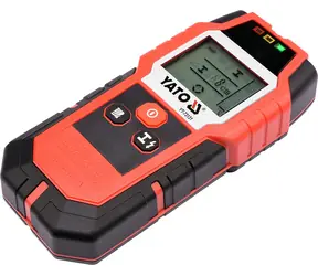YATO Digitální detektor materiálů / Kov|Kabely|Dřevo / Dosah až 80 mm / Napájení 1x 9V