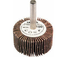 YATO Brusný lamelový kotouč / Radiální 40x20 mm / Průměr stopky 6 mm / Zrnitost 120