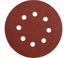 YATO Brusný papír s otvory / Průměr 125 mm / Zrnitost 120 / Suchý zip / 5 ks