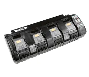 Makita DC18SF / Nabíječka pro čtyři akumulátory / 14.4V LTX / 18V Li-ion / 1.3-5.0 Ah
