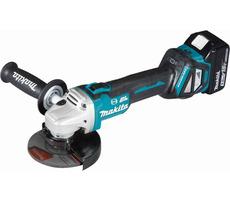Makita DGA513RTJ / Aku Úhlová bruska / 18V / 2x5.0Ah / Průměr 125 mm / 8500 ot-min