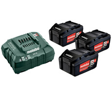 Metabo 685049000 Sada nabíječka ASC 55 + 3x baterie / 18V / 3x4.0Ah / Li-ion