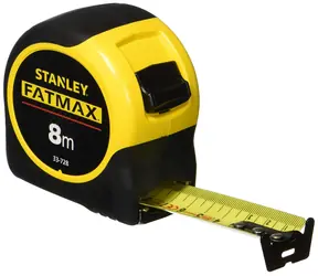 Stanley FatMax 0-33-728 / Metr svinovací 8m / měřicí páska s povlakem MYLAR 32 mm / tř. př. II / plastový obal