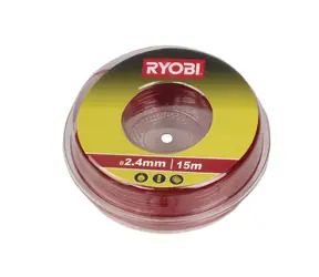 Ryobi RAC104 - Struna pro univerzální použití 15 m x 2.4 mm (červená)