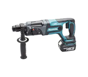 Makita DHR241RTJ / Aku Kombinované kladivo / 18V / 2x5.0Ah / 950 ot-min / 4700 úderů-min / 2 J / SDS-plus