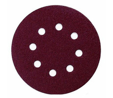 Makita P-43561 / Brusný papír na dřevo | kov | kámen / Zrnitost 100 / Průměr 125 mm / 8 otvorů / 10 ks
