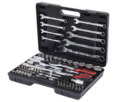 KS Tools Souprava nástrčných klíčů 1|4"+1|2" 82 dílná