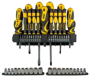 Stanley STHT0-62143 Sada Šroubováků - bitů 1|4" - ořechů 1|4" (57 ks)