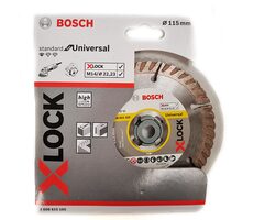 BOSCH Standard for Universal 2608615165 / Diamantový kotouč / X-LOCK / 115x22.23 mm / Šířka řezu 2.0 mm / 10mm