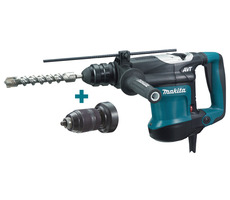 Makita HR3210FCT / Vrtací a sekací kladivo / 850W / 630 ot-min / 3.300 úderů-min / 4.9J / SDS-Plus