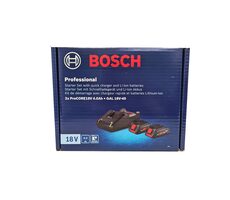 BOSCH 1600A01BA3 / Startovací sada / 2x ProCORE18V 4.0Ah + GAL 18V-40