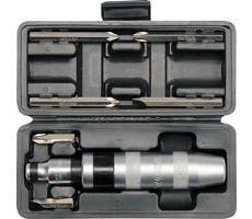 YATO Šroubovák úderový kovový s příslušenstvím 7 ks box