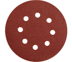 YATO Brusný papír 125 mm P150 s otvory 5 ks suchý zip