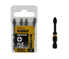 DeWalt DT7998T / sada bitů Impact Torsion Extreme / Ph2x50mm / 5ks