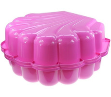 Marimex pískoviště & bazének Mušle s krytem - 2 ks - růžová