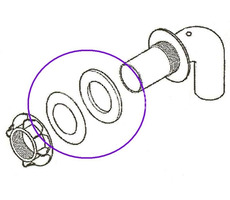 Marimex těsnění k průchodu stěnou Orlando-2 díly