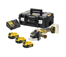 DeWalt DCG405P3 / Aku Bezuhlíková úhlová bruska / 125mm / 18V XR Li-Ion / 3x 5.0Ah / kufr