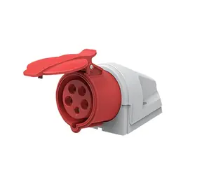 Solight zásuvka nástěnná 5-pólová - 400V-32A / IP44