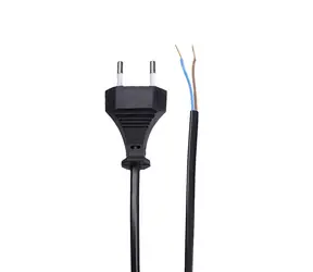 Solight PF15 flexo šňůra 2m plochá černá / 2x 0.75mm2